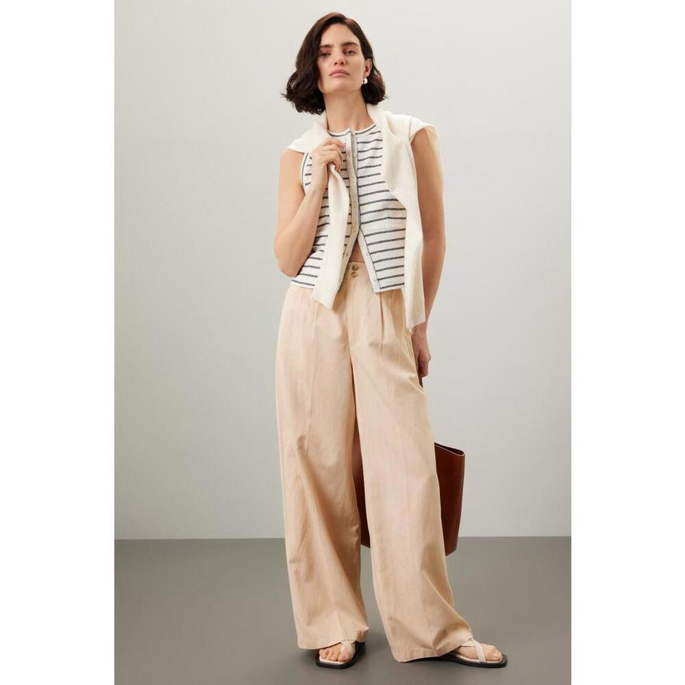Madewell Harlow Wide Leg Trousers Size 16 with Stains